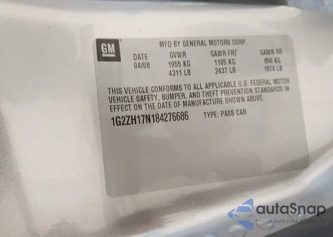 2008 Pontiac G6 Gt from USA, damaged, VIN 1G2ZH17N184276686